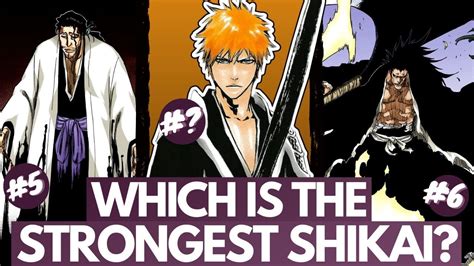 Which Shikai Is The Strongest In Bleach The Best Ranked Youtube