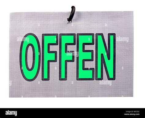 offen sign  res stock photography  images alamy