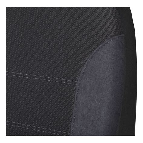 Sca Premium Jacquard And Velour Seat Covers Charcoal Adjustable