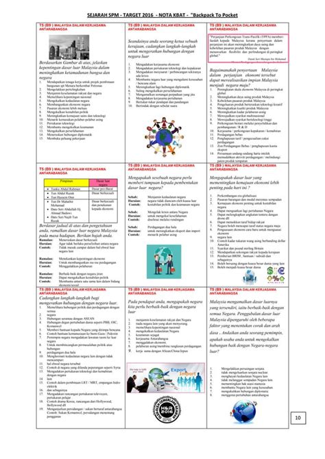 Nota Poket Sejarah T5 Kbat Cg Hanita And Cgrumaizah Pdf