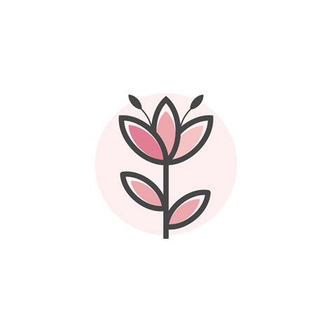 Flower Logo Design Vector Icon With Modern Idea 26969967 Vector Art At