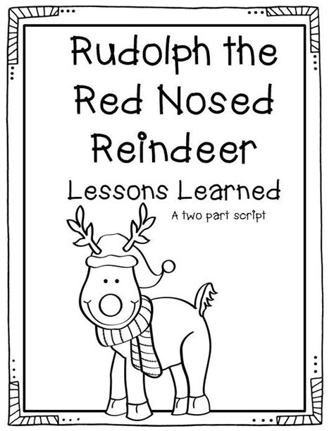 Learning Life Lessons With A Red Nosed Reindeer School Counseling