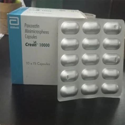 10000 Pancreatin Creon Capsules At Rs 640 Stripe Pancreatin Tablets