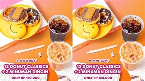 Katalog Promo Dunkin Donuts Hari Ini 14 Mei 2024 Pakai Dd Card Beli 7 Donat Gratis 5