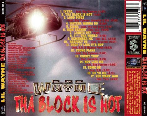 Car Tula Trasera De Lil Wayne Tha Block Is Hot Portada