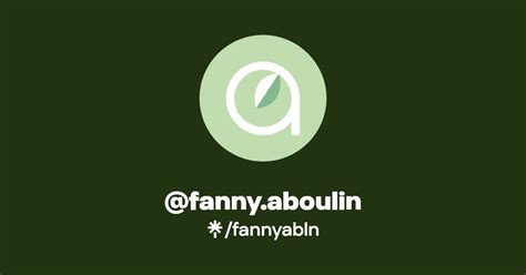 Fanny Aboulin Instagram Facebook TikTok Linktree