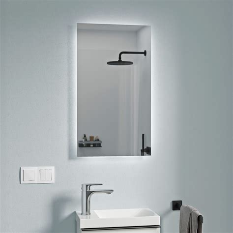 Miroir De Salle De Bain Avec Clairage Led Neo Angulaire Cm For