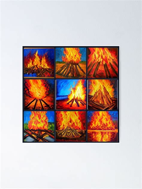 "Bonfire Night Art" Poster for Sale by CinderPress | Redbubble