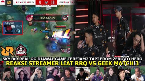 Skylar Kena Bantai Diawal From Zero To Hero Reaction Streamer Geek