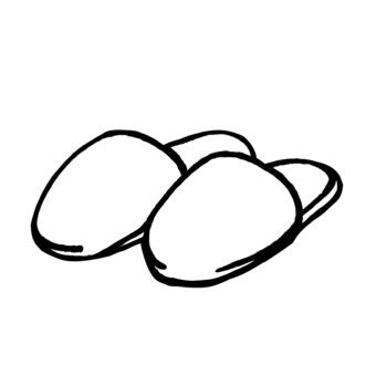 Bedroom Slippers Clipart Black And White