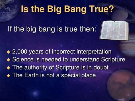 Big Bang Vs Creation