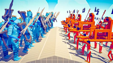 X Ice Army Vs X Egypt Army Totally Accurate Battle Simulator