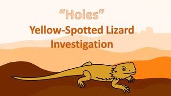 Holes Movie Yellow Spotted Lizard