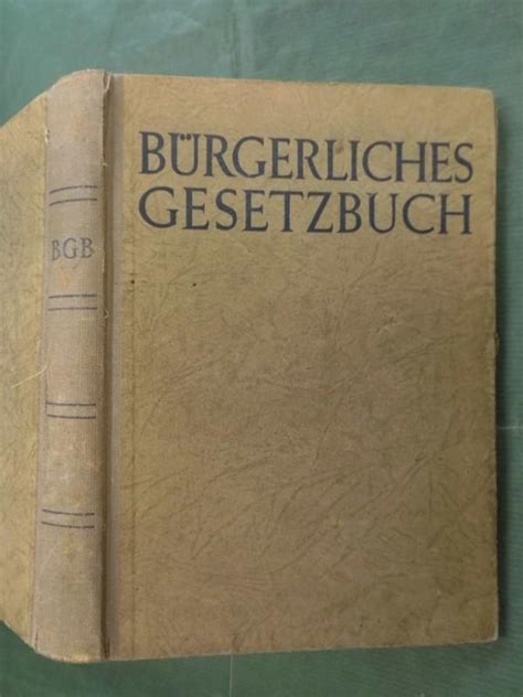 Buergerliches Gesetzbuch Nebst Einfuehrungsgesetz ZVAB