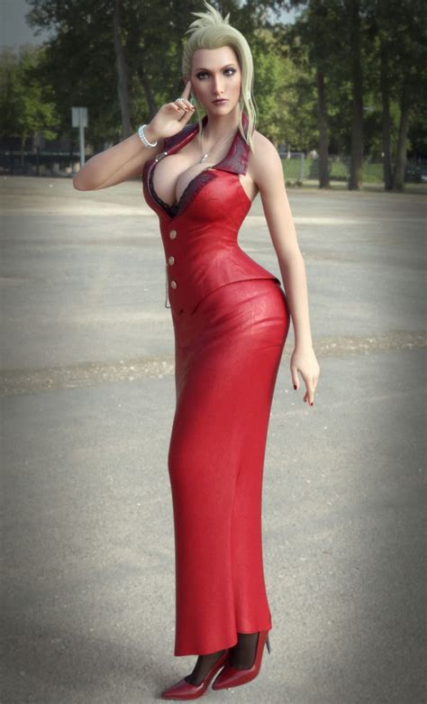 FF7 Scarlet For G8F Freebies Daz 3D