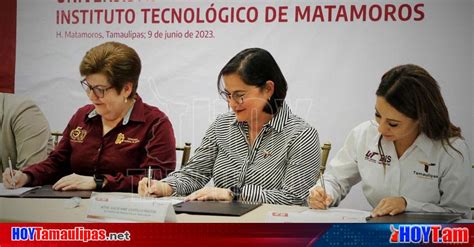 Hoy Tamaulipas Firman Convenio De Colaboracion El TEC Y UTM