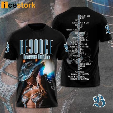 Beyonce Renaissance World Tour Shirt Icestork