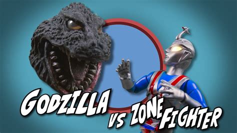 Godzilla Vs Zone Fighter Youtube