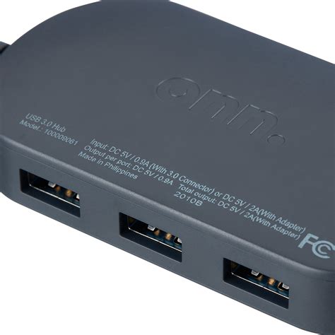 Onn Ac Powered Usb 30 Hub With 4 Usb Ports Best Deals And Price History At Honey