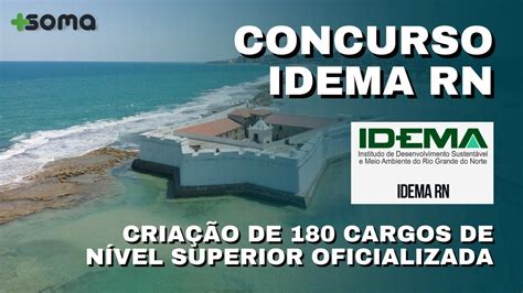 Concurso Idema Rn Criadas Vagas De N Vel Superior