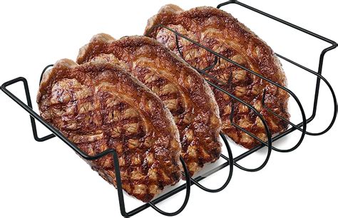 Amazon Auvem Rib Racks For Smoking Stainless Steel Roasting