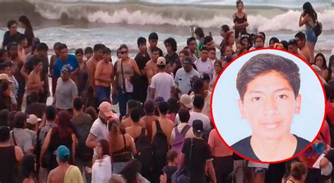 Chorrillos Hallan Varado Y Sin Vida A Adolescente Arrastrado Por Olas