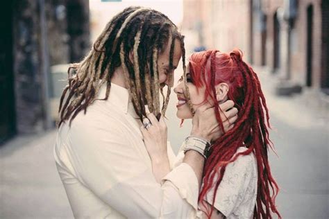 Dreadie Love Dreadlocks Couples One Love ♡ Pinterest Adorable