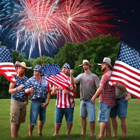 Rednecks Celebrating 4th Of July Openart