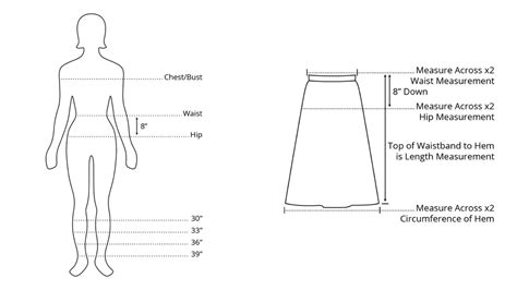 Skirt Size Chart And Size Guide Sizefox, 40% OFF