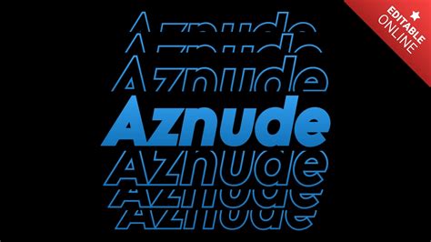 Aznude Effet Moderne Et Trait Générateur Deffet De Texte