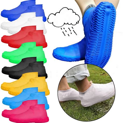 Couvre Chaussures En Silicone R Utilisable Imperm Able La Pluie