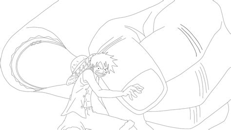 Luffy Gear Third Lineart by Yakama on DeviantArt