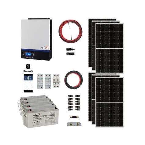 Kit Solar Híbrido Trifásico 10kva 48kwh X Día Litio Adn Solar Tienda Online