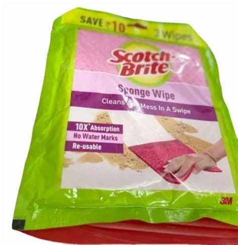 3m Scotch Brite Sponge Wipes Size 16 X 16 Cm At Rs 97piece In Bengaluru Id 2853756590248