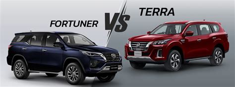 เปรียบเทียบรถยนต์ Toyota Fortuner 2021 Vs Nissan Terra 2021 คันไหนน่าใช้กว่ากัน