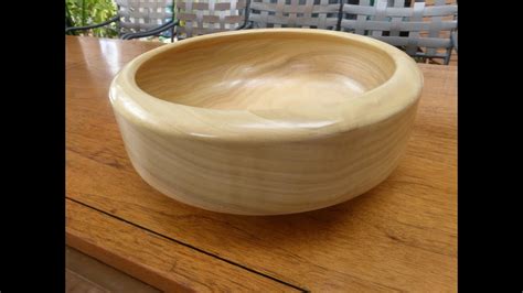 Woodturning With Naked Turner 2nd Poplar Bowl YouTube