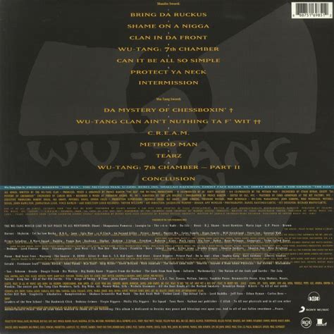 WU TANG CLAN Enter The Wu Tang 36 Chambers Vinyl At Juno Records