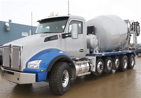 Kenworth T880 Concrete Mixer With Mx 11 Engine To Headline World Of Concrete Commercial