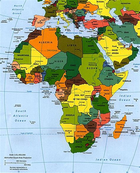 Afrique Carte Monde Avec Pays | Carte du Monde Avec Pays