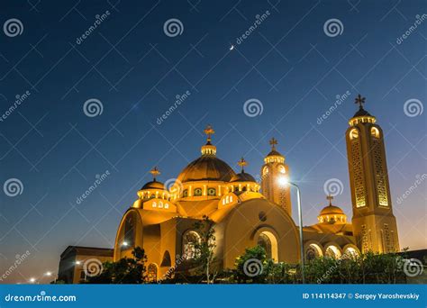 Iglesia Ortodoxa Copta En Sharm El Sheikh Imagen De Archivo Imagen De