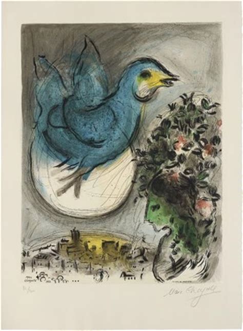 Loiseau Bleu The Blue Bird By Charles Sorlier By Marc Chagall On Artnet