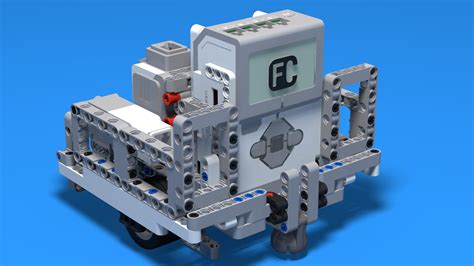 Fllcasts Vertical Robot Base Chassis For Lego Mindstorms Ev3