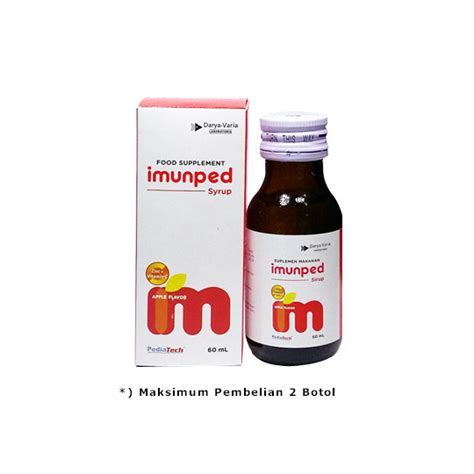 Imunped Sirup 60 Ml Kegunaan Efek Samping Dosis Dan Aturan Pakai