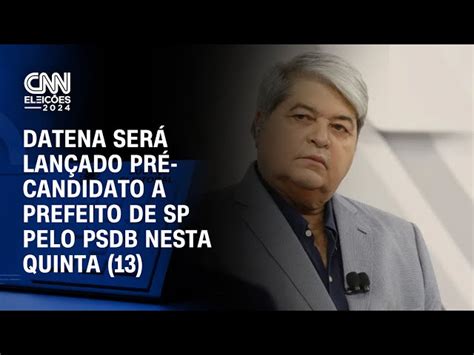 Hist Rico De Recuos Datena Ser Lan Ado Pr Candidato A Prefeito