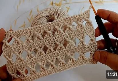 Como Tejer Un Bello Punto A Crochet Tejidos Paso A Paso