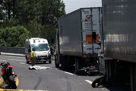 Las Fotos Que Dejó El Trágico Accidente De Motociclistas En La Carretera México Cuernavaca Infobae