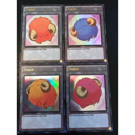 Dưa Hấu Yugioh Lá Bài Thẻ Bài Token Cừu Scapegoat Ultra Rare Tặng Bọc Bài Nhựa Bảo Quản