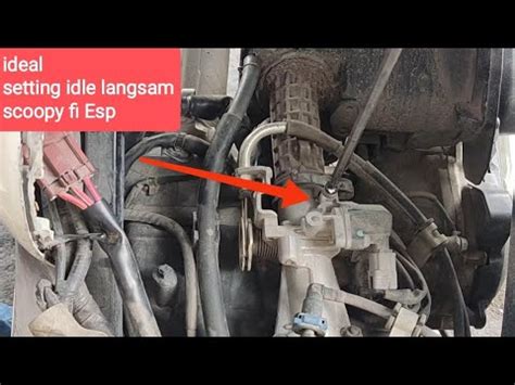 Cara Setting Idle Langsam Scoopy Fi Esp YouTube