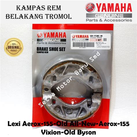 Jual Kampas Rem Belakang Tromol Lexi Aerox 155 Byson Vixion Old Asli