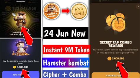 Hamster Kombat Daily Cipher Code Today Hamster Kombat Combo Card